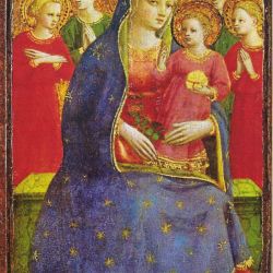 Virgin with the child and four angels